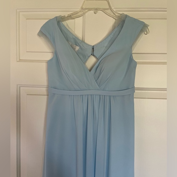 Azazie Jeneva Sky Blue Bridesmaid Dress - Picture 4 of 8